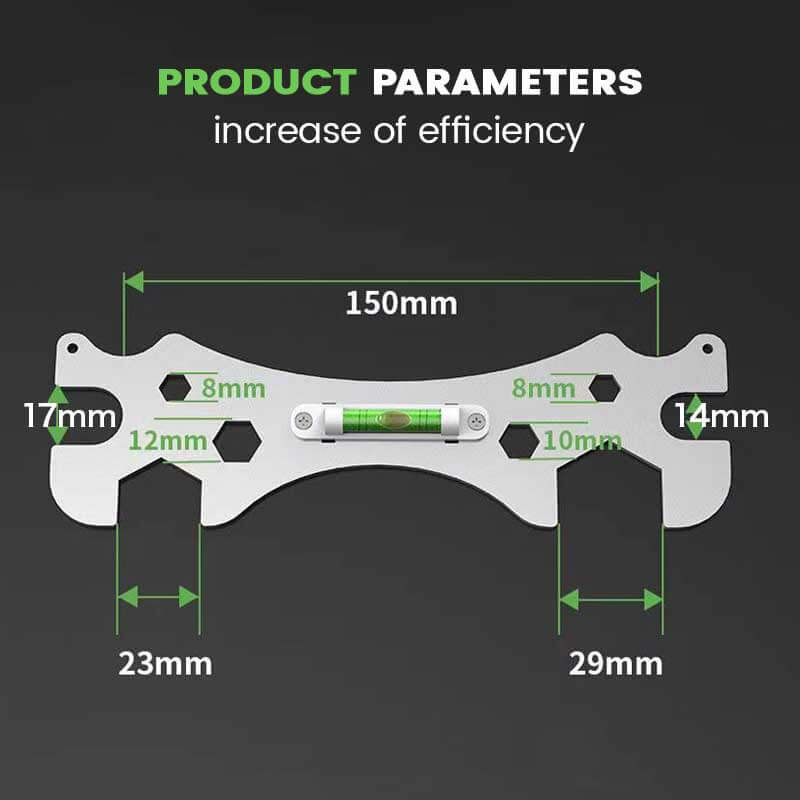 ✨Ideaal badkamergereedschap✨ Multifunctionele badkamerwaterpas