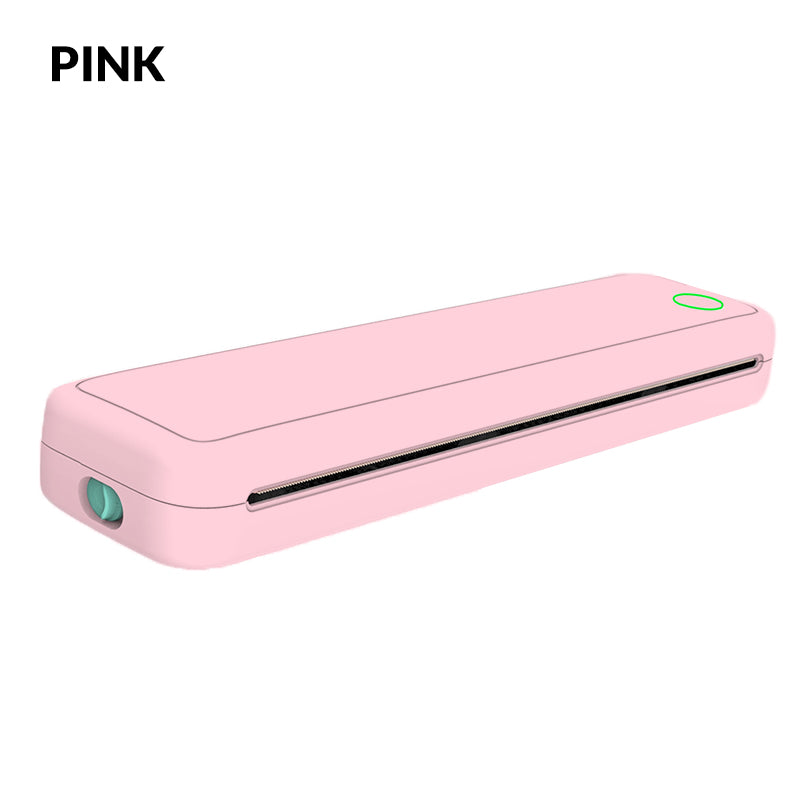 A4 Mini Thermische Draadloze Printer met Papier