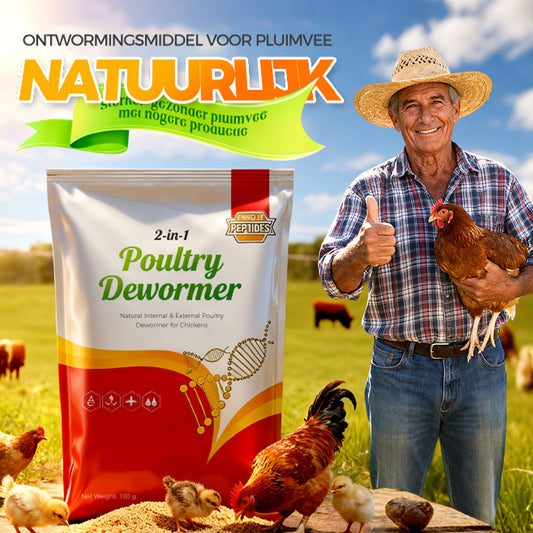 🐓Natuurlijk ontwormingsmiddel voor kippen voor inwendig en uitwendig gebruik