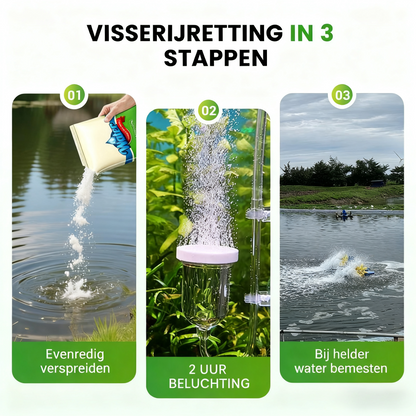 500g premium vijveronderhoudspoeder | Waterzuiveraar & algenbestrijding 🐟🌊🔬