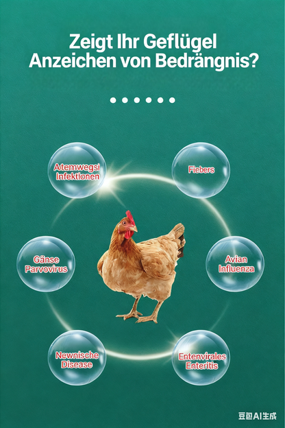 🐓Orale oplossing tegen meerdere symptomen bij pluimvee🔥💯