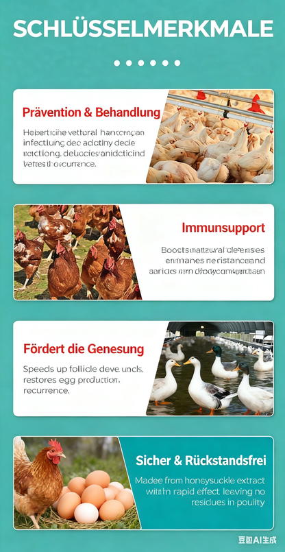 🐓Orale oplossing tegen meerdere symptomen bij pluimvee🔥💯