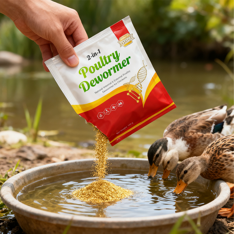 🐓Natuurlijk ontwormingsmiddel voor kippen voor inwendig en uitwendig gebruik