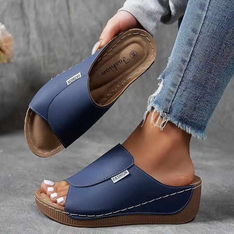 💥Goed Verkopend🔥Casual Wedge Slide Sandalen voor dames