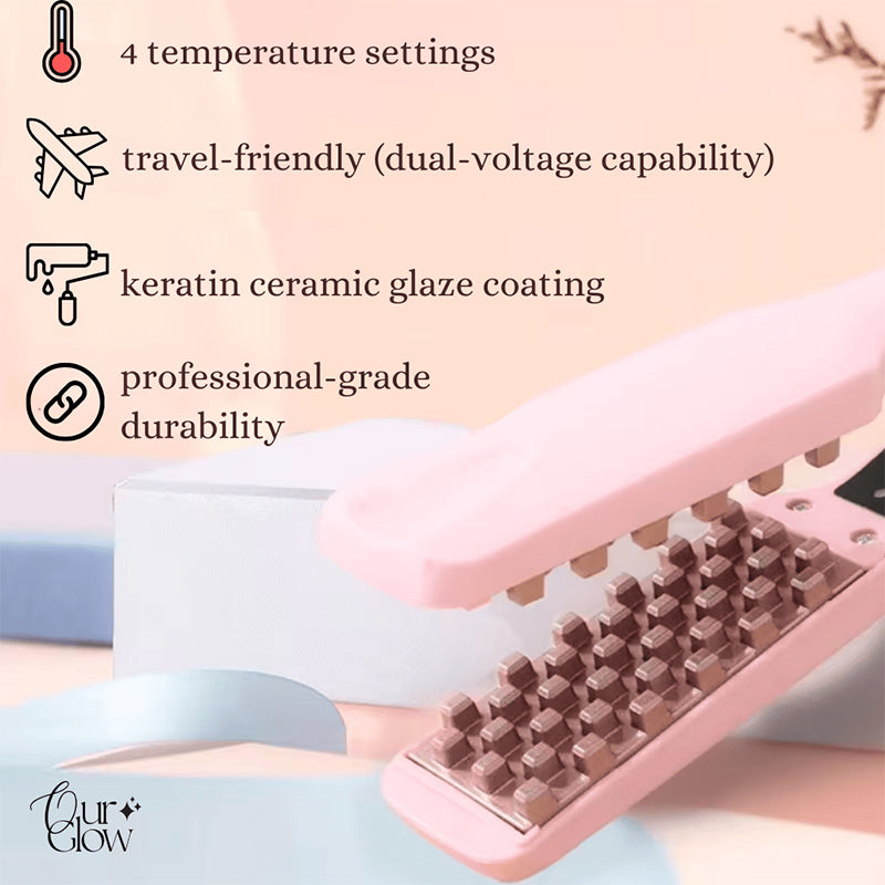 💖👩‍🦱Fluffy Curler compact krultang