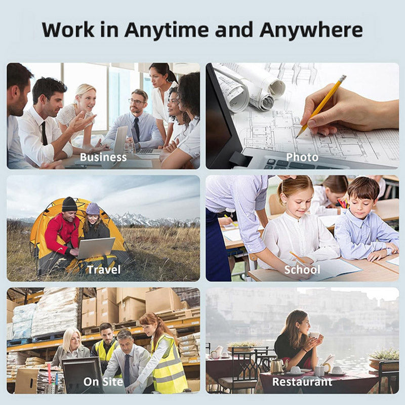 A4 Mini Thermische Draadloze Printer met Papier