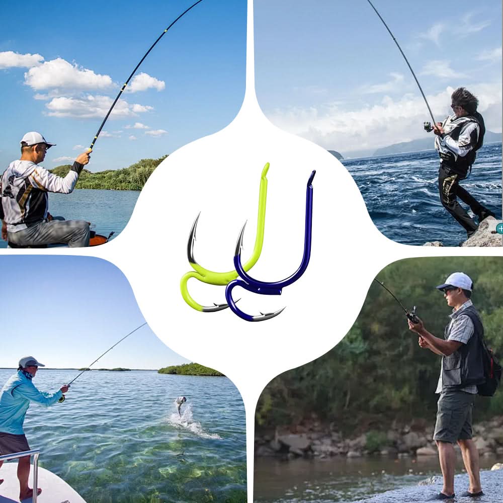 Klassieke scherpe dubbele vishaken