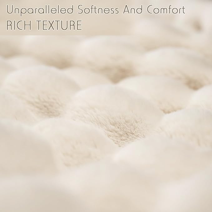🍂 Herfstuitverkoop – 55% korting! 🛏️ Dik pluche dekentje met konijnenmotief en melkfluwelen hoes  Dompel jezelf onder in ultiem comfort