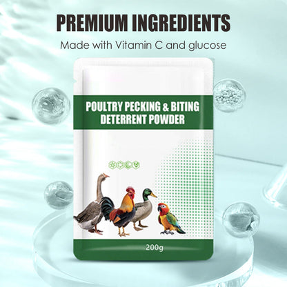 200 g anti-pluk- en bijtpoeder voor pluimvee