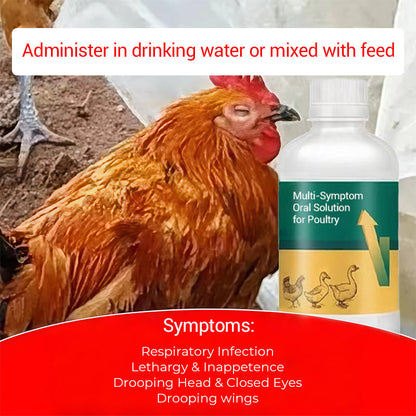 🐓Orale oplossing tegen meerdere symptomen bij pluimvee🔥💯