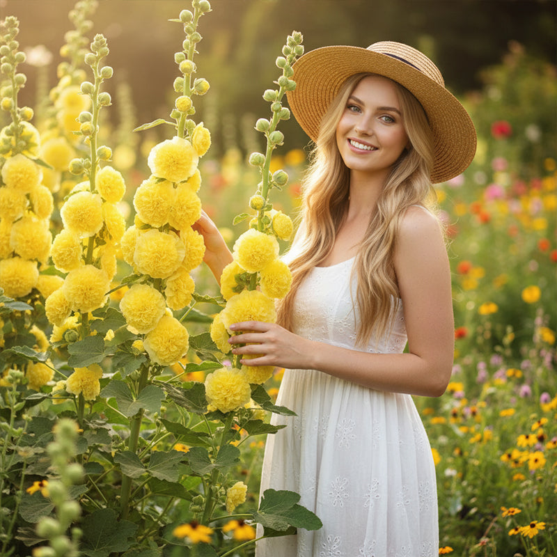 Meerseizoensbloeiende stokrooszaden