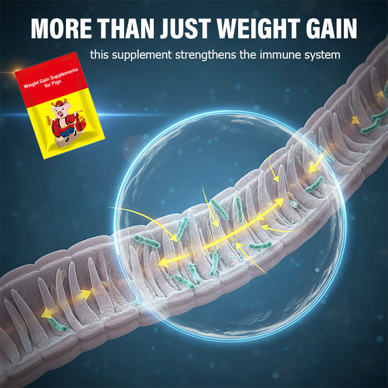 Supplementen voor gewichtstoename bij varkens