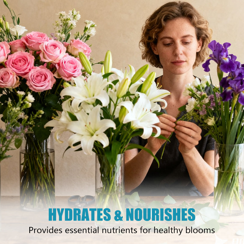 Bewaarmiddel voor de versheid van bloemen en voedingsoplossing