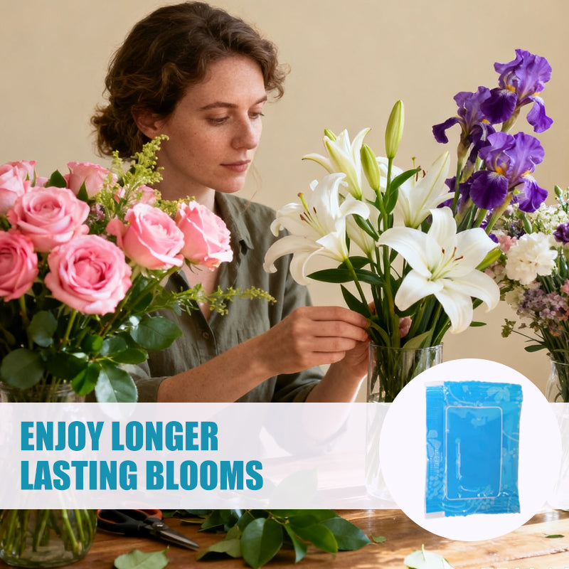 Bewaarmiddel voor de versheid van bloemen en voedingsoplossing