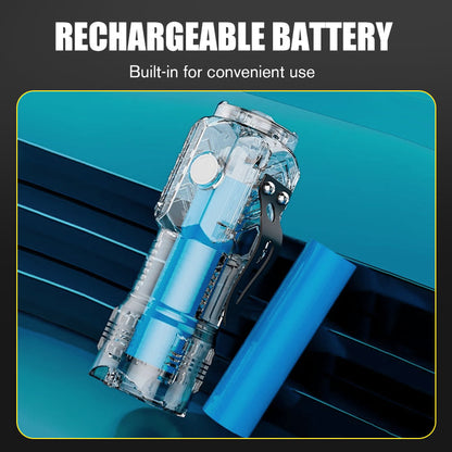 Mini Drie-Oog Superkracht Zaklamp 💡⚡