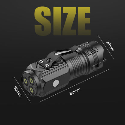 Mini Drie-Oog Superkracht Zaklamp 💡⚡