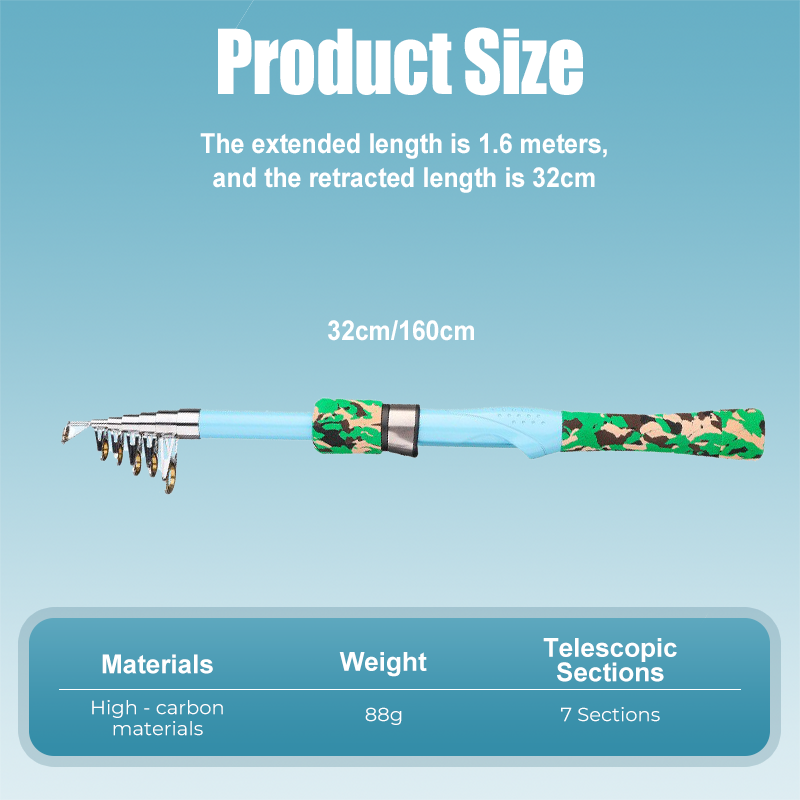 Telescopic Fishing Rod