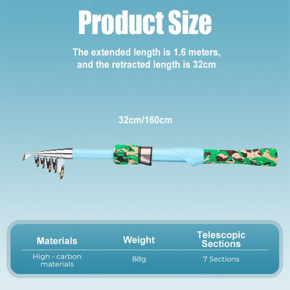 Telescopic Fishing Rod