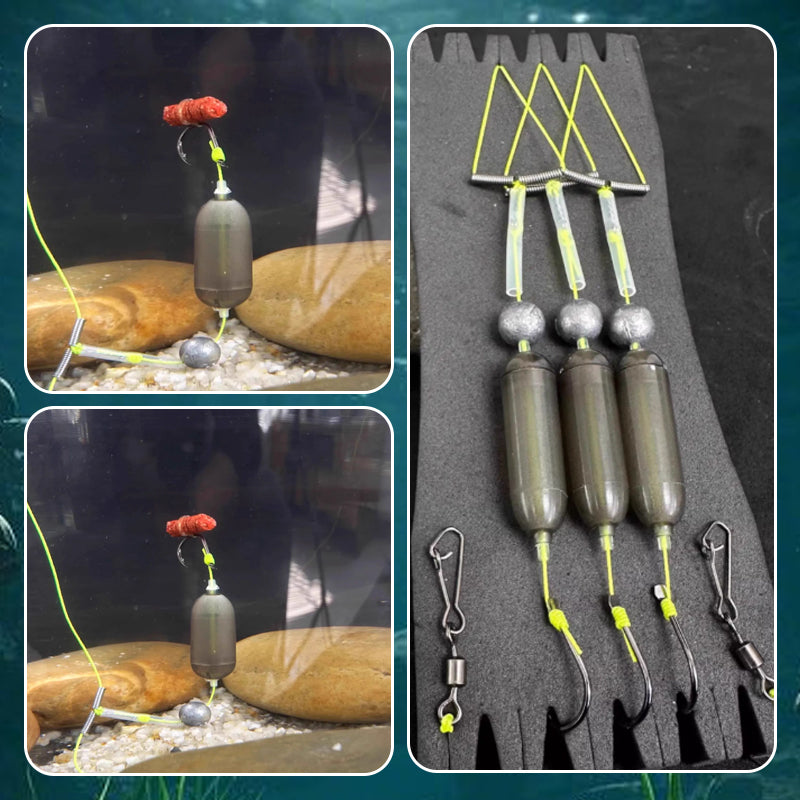3 Hooks Anti Drift Bottom Fishing Rig
