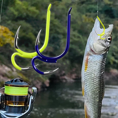 Classic Sharp Double Fishing Hooks